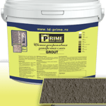 Цветная декоративная затирка Prime Grout, серая, 6 кг