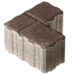 Тротуарная плитка П10-10 200×200х100 Стандарт Коричневый