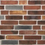 Клинкерный кирпич Petersen Tegl Bricks D39B Alt Rose m/Grau, DNF 228x108x54 мм