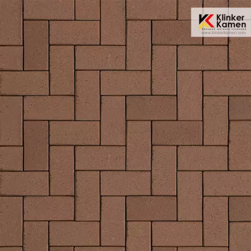 Клинкерная брусчатка ABC Schwarz Braun 200x100x52 мм
