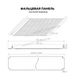 Фальцевая панель Металл Профиль FASTCLICK-В (VikingMP E-20-3005-0.5) — изображение 3