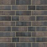 Клинкерный кирпич MUHR NF 15 Schwarz-bunt edelglanz besandet Fusssortierung, NF 240x115x71 мм
