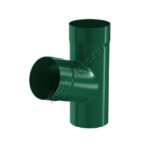 Тройник Aquasystem D90 мм, GreenCoat Pural BT, RAL 6005 (зеленый)