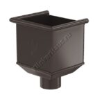 Воронка водосборная Aquasystem D100 мм, GreenCoat Pural BT, RR 32 (коричневый)