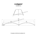 Сайдинг МЕТАЛЛ ПРОФИЛЬ Woodstock-Т-28х330 (ECOSTEEL_MA-01-Сосна-0.5) — изображение 2