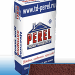 Кирпичная цветная затирочная смесь Perel RL, 25 кг